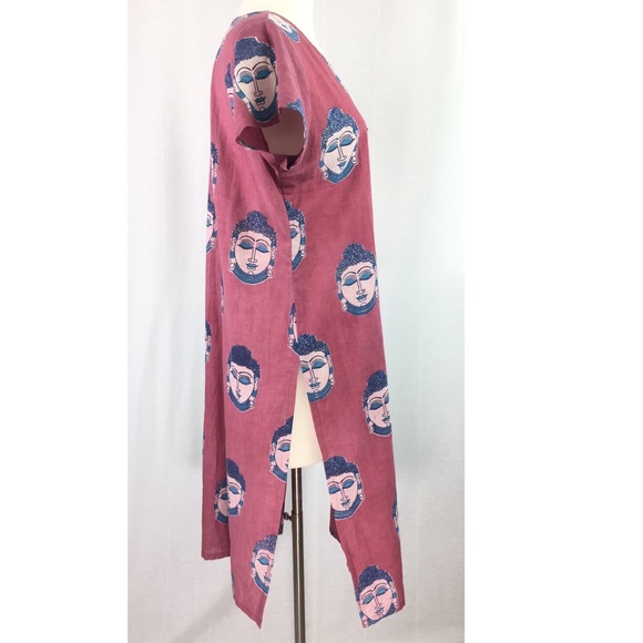 Buddha Midi Tunic Shift Dress - Picture 3 of 8